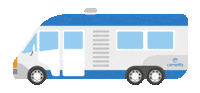 Road Trip Van Sticker by Camplify