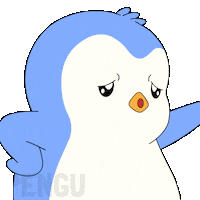 Tired Penguin Sticker by Pudgy Penguins