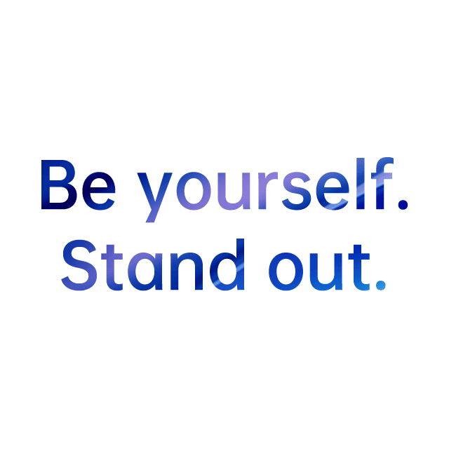 opposg be yourself be you oppo stand out Sticker