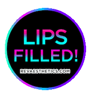 Lips Filler Sticker by REV Aesthetics
