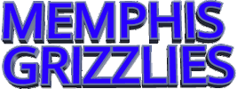 Memphis Grizzlies Sport Sticker by GIPHY Text