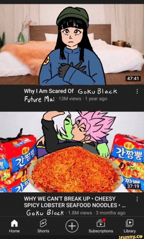 Goku Black Mei GIF