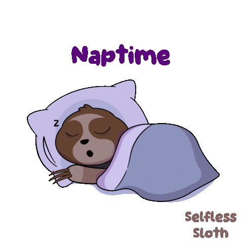 Nap Sloth Sticker by VeeFriends