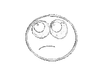 willisturingan calligraphy handwritten sad face willis Sticker