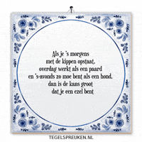 Humor Wijsheid GIF by Tegelspreuken.nl