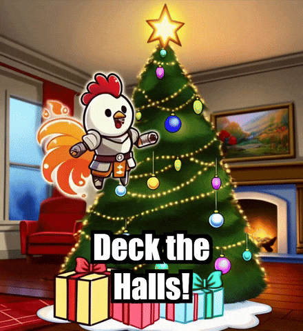 Deck The Halls Christmas GIF by Zorooster