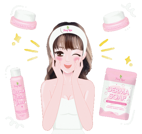 Woman Glowing Sticker by Fairy Skin Beauty Products