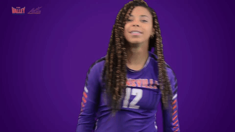 purple aces mvc GIF by Missouri Valley Conference