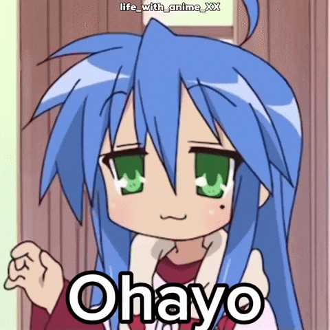 Lucky Star Hello GIF