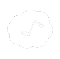 Happy Music Note Sticker