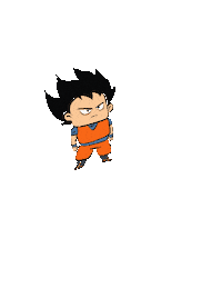 Dragonball Cabello Sticker