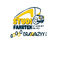 Studifahrten travel holiday trip bus Sticker
