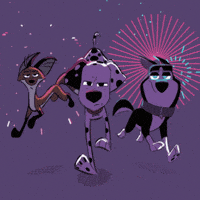 101 Dalmatians Running GIF
