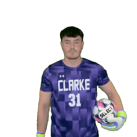 Clarke Mens Soccer Sticker by Clarke University