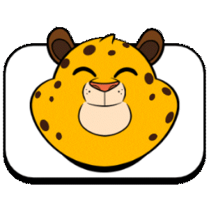 Shocked Cheetah Sticker by match masters