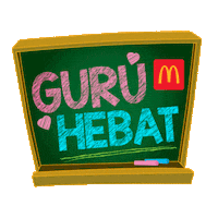 McDonaldsMalaysia teacher mcdonalds guru teachersday Sticker