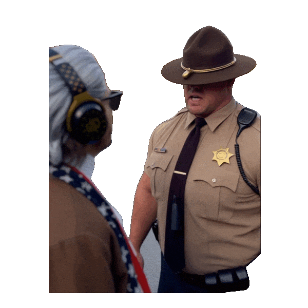 Hat Cop Sticker
