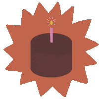 Birthdaycake Sticker by ergoPouch