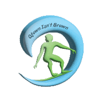 Mazzieh beach texas surf island Sticker