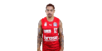 Justin Robinson Sticker by Bamberg Baskets