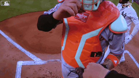 Baseball Smile GIF by New York Mets