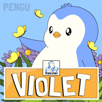 Penguin Violet GIF by Pudgy Penguins