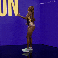 Track And Field Dancing GIF by Grand Slam Track