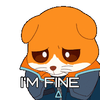 Sad Hamster Sticker by Hamieverse