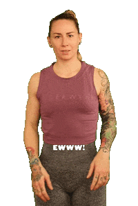 Disgust Reaction Sticker by Antje Smiles