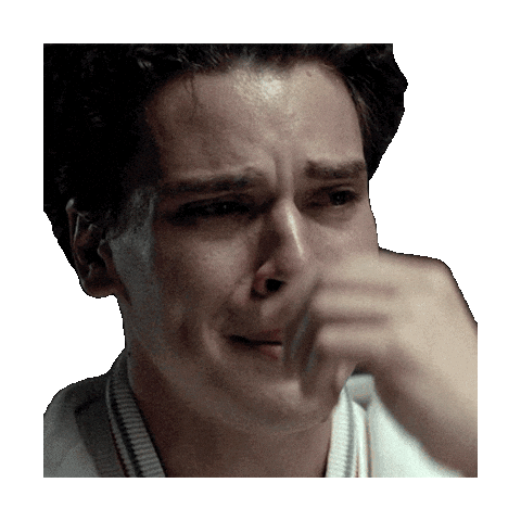 Handsonface Crying Sticker