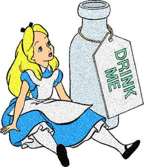 alice in wonderland disney Sticker