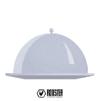 Chicken Eating Sticker by Rooster Streetfood Rotisserie