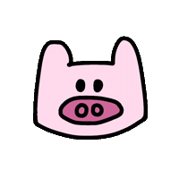 iampiggypiggy pig jelly piggy iampiggy Sticker