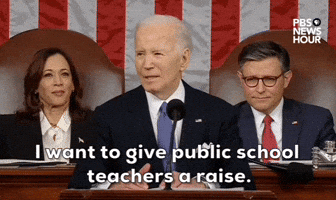 "I want to give public school teachers a raise."