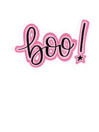 Boo Sticker by Squish & Sprout