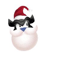 Christmas Santa Sticker by UVP