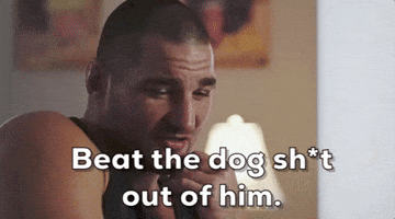 Beat the dog sh*t out of him.