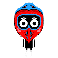 _ma_design_ reaction angry helmet rider Sticker