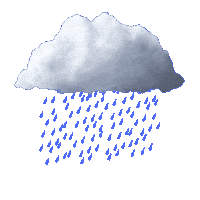 artbyislaa sad rain cloud weather Sticker