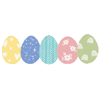 Easter Eggs Sticker by Kyte Baby