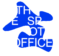 Cobalt Blue Sticker by The Spot