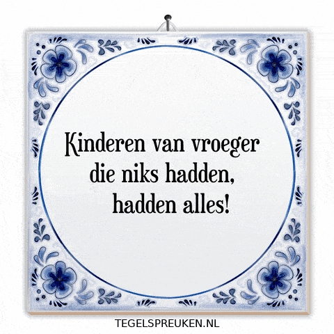 Trots Geluk GIF by Tegelspreuken.nl