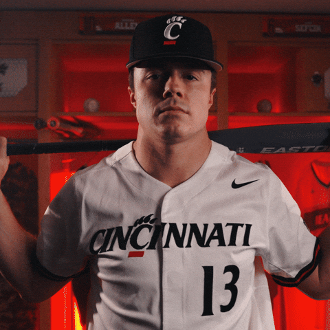 College Baseball Uc GIF by Cincinnati Bearcats