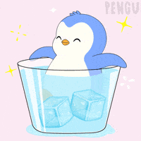 Refreshing Ice Cube GIF by Pudgy Memez