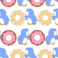 Cinnamon Roll Penguin Sticker by Pudgy Penguins