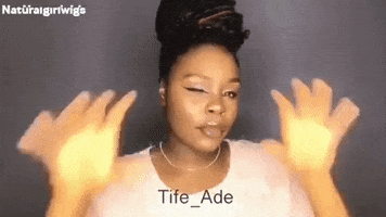 Black Girl Reaction GIF by Natural Girl Wigs