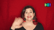 christinegritmon hello hi red wave GIF