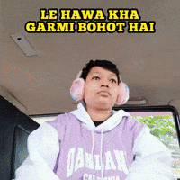 Summer Time Fan GIF