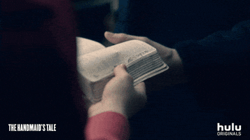 the handmaids tale book GIF by HULU