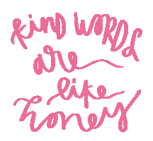 Pink Lettering Sticker